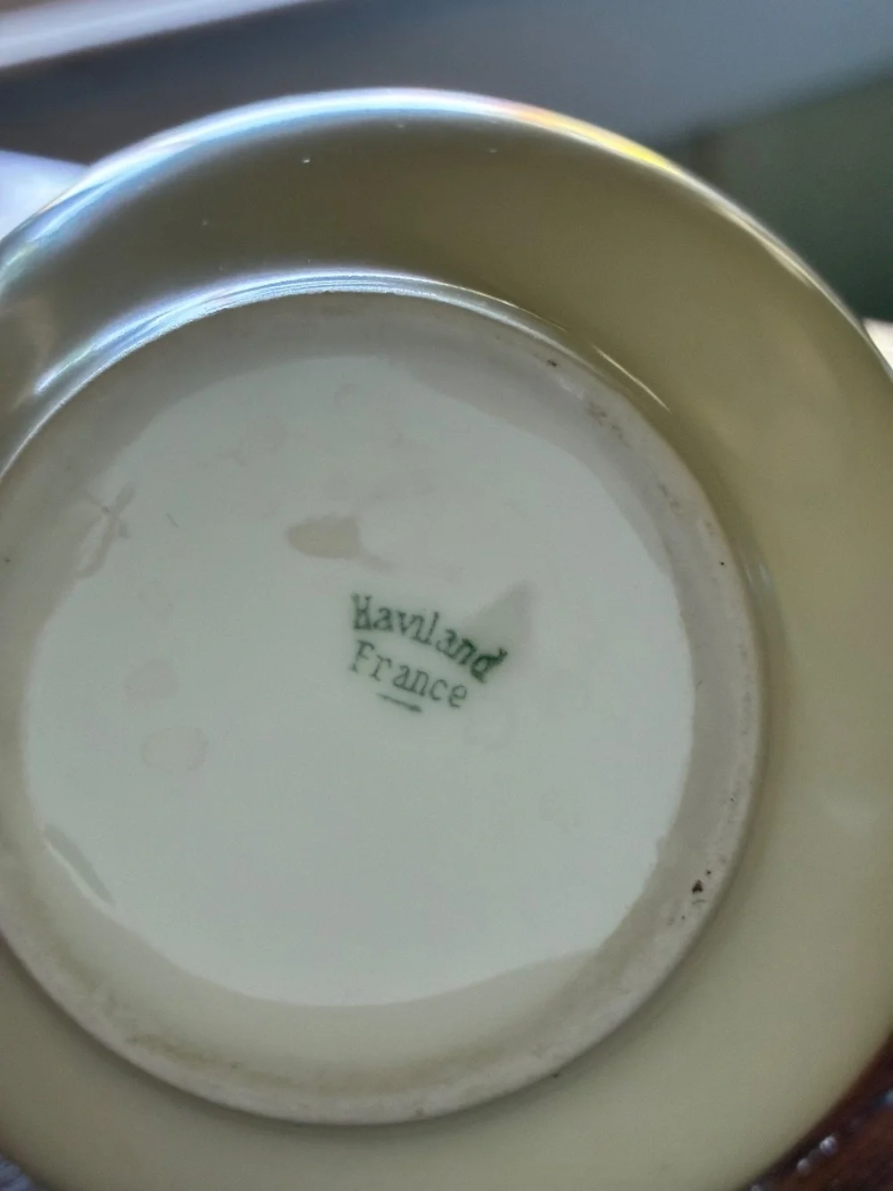 Haviland France creamer/sugar bowl